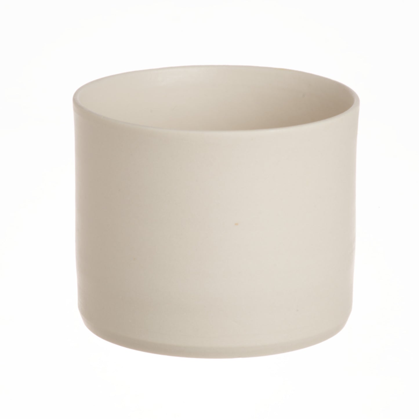 Cache Pot/Candleholder - White