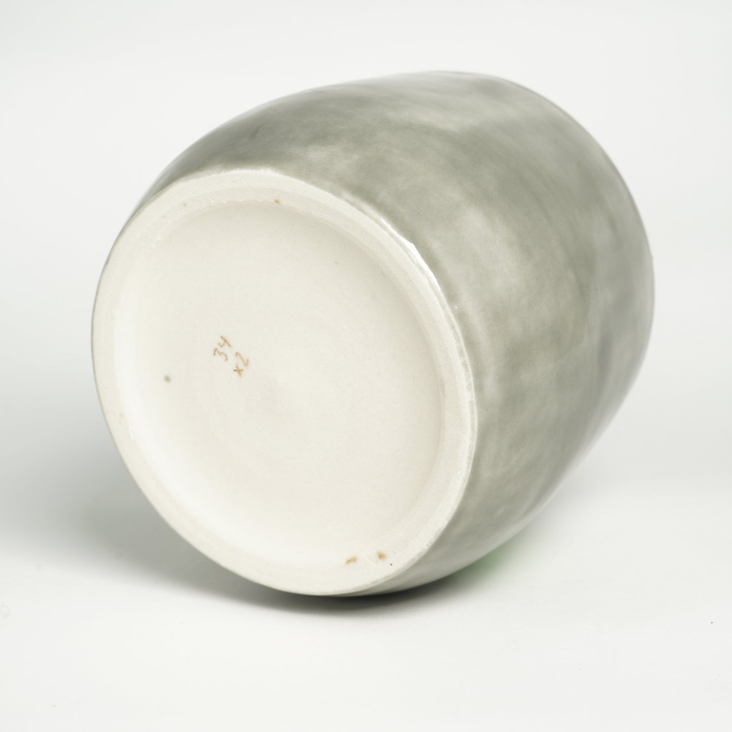 Cache Pot - Gloss Grey Kitty