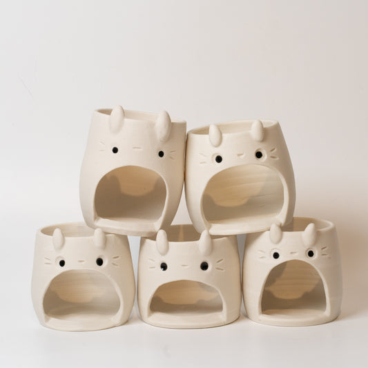 Totoro Candleholder, No Belly - Seconds