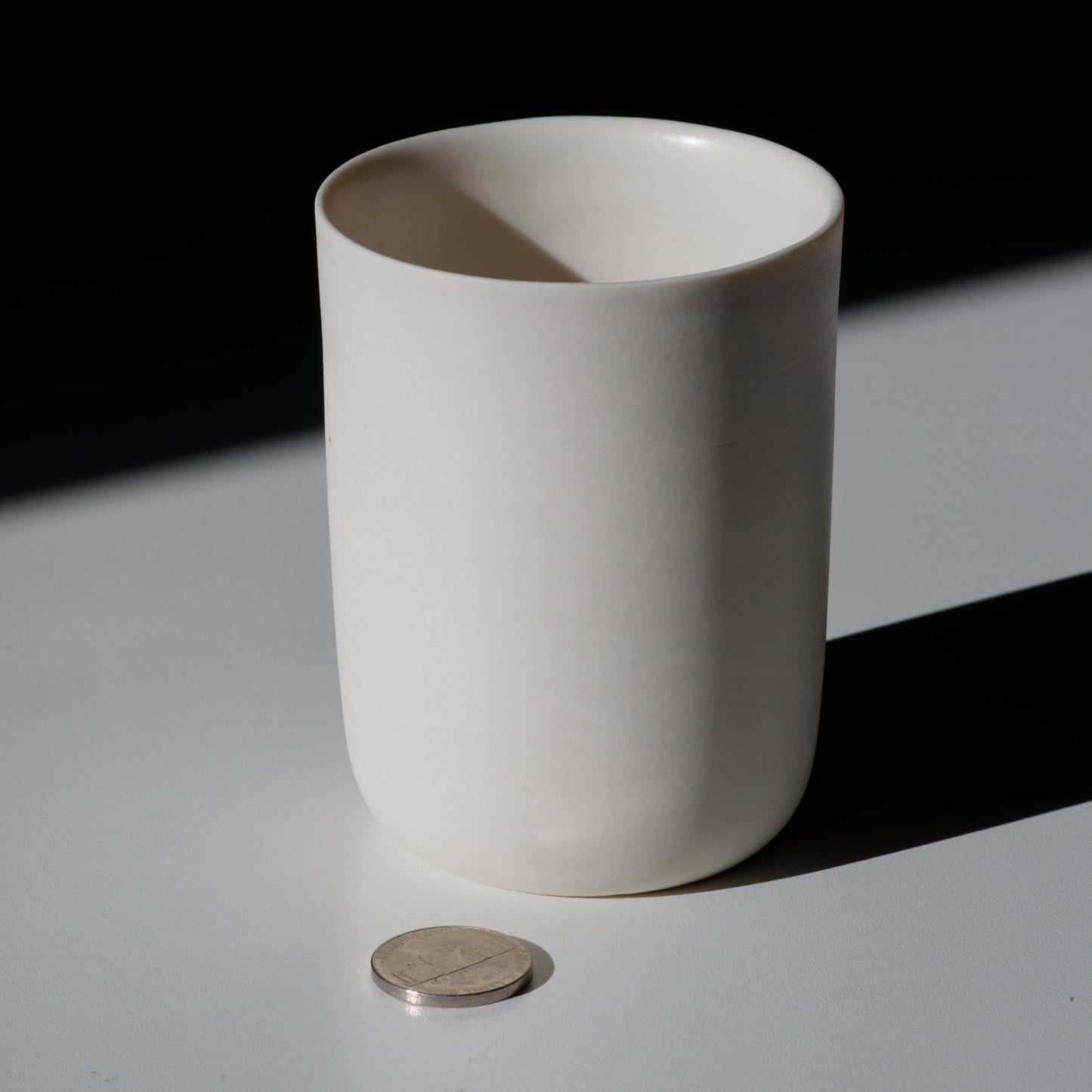 Cup/Candleholder - White