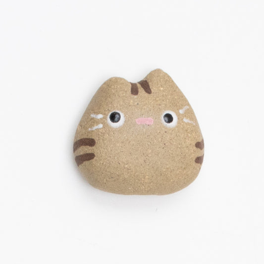 Ceramic Kitty Magnets, Brown Tabby